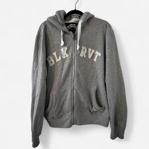 Men's Grey Zipper Hoodie